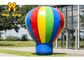 রেইনবো আউটডোর বেলুন বিজ্ঞাপন Inflatables গ্রাউন্ড কাস্টমাইজড লোগো
