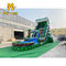 বাণিজ্যিক Inflatable জল স্লাইড বাউন্স হাউস নীল মার্বেল ক্রান্তীয় 22ft স্লাইড